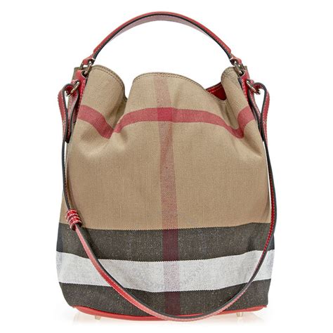 burberry ashby red|jomashop check tote.